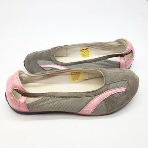 EUC Diesel Ballerikah suede/textile flat US 9